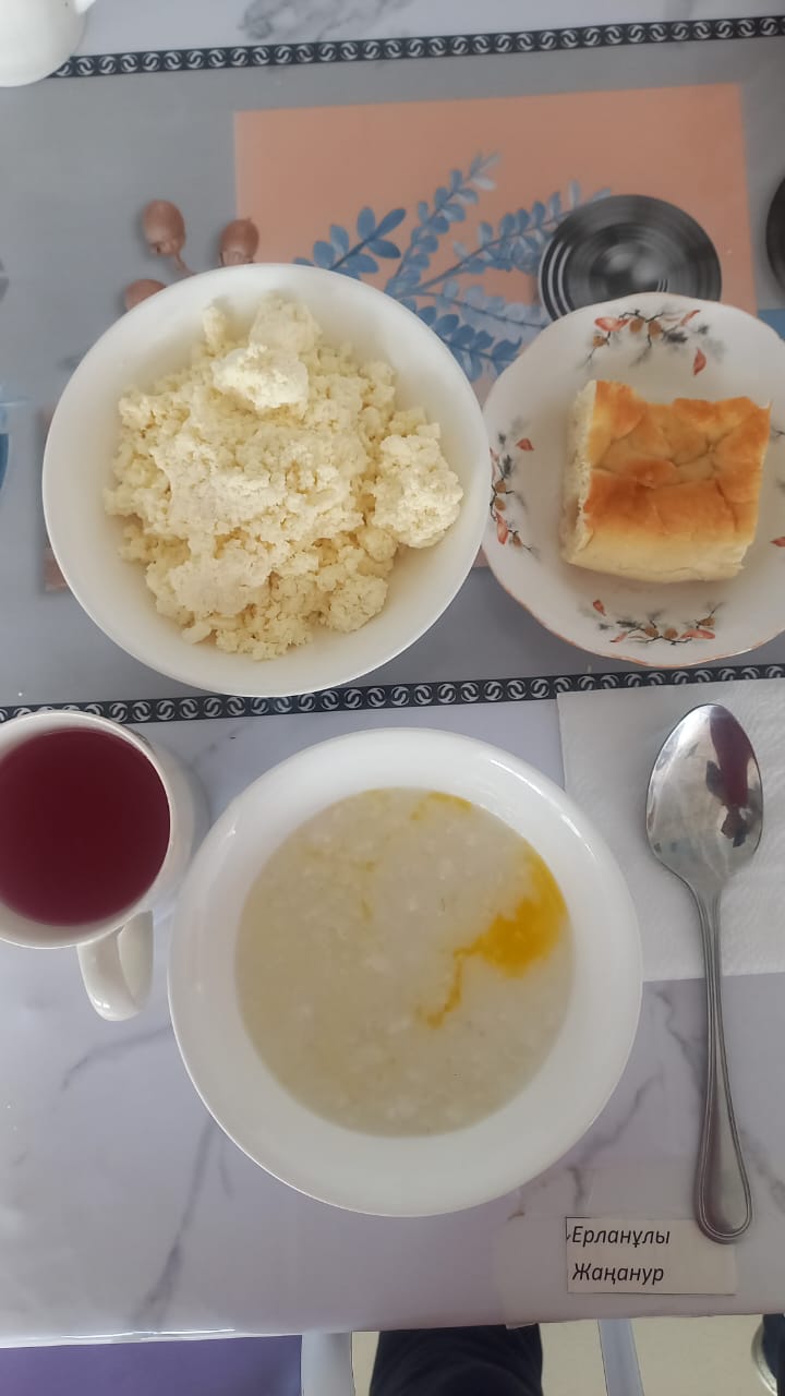 Бүгінгі ас мәзірі